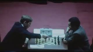 Bobby Fischer v Tigran Petrosian Candidates final match September 30 1971 [upl. by Nyleaj116]