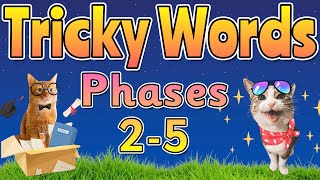 TRICKY WORDS  Tricky Words All Phases  Miss Ellis trickywords sightwords [upl. by Malissia]