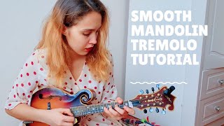 HOW TO PLAY SMOOTH MANDOLIN TREMOLO TUTORIAL ❤️ [upl. by Goth]