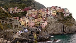 CINQUE TERRE BY FERRY FROM LA SPEZIA [upl. by Dlareg]