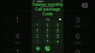 telenor monthly call package [upl. by Anitsihc]