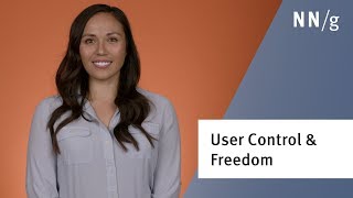 Usability Heuristic 3 User Control amp Freedom [upl. by Liederman]