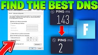 How to Find the BEST DNS Server for you Better Ping  Faster Speeds [upl. by Llerdnad]