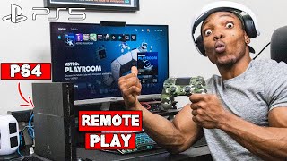 How to Play PS5 games on PS4  PS5 Remote Play [upl. by Bushore]