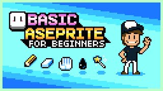 Aseprite Guide for Beginners Pixelart Tutorial [upl. by Naneik]