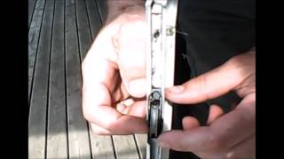 DIY  Patio Screen Door Adjustment amp Lube [upl. by Frerichs]