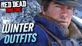 WINTER OUTFITS in Red Dead Online The Best Cold Weather Outfits RDR2 [upl. by Ryhpez]