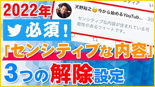 Twitter【センシティブな内容】を解除する方法！確認のやり方と必須設定の仕方2022年最新！ [upl. by Mllly639]