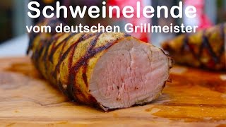 Schweinelende auf dem Grill vom deutschen Grillmeister [upl. by Yrailih]