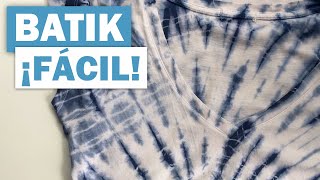 CÓMO HACER BATIK CON ANILINA EN MINUTOS [upl. by Alben]