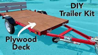 How to Build Wood Sides for Utility Trailer  DIY Homesteading Videos  EastTexasHomestead [upl. by Annora891]