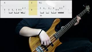 Stone Temple Pilots  Interstate Love Song Bass Cover Play Along Tabs In Video [upl. by Mellman813]