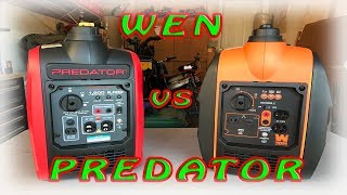 Wen 56200i vs Predator 2000w Generator Review [upl. by Twyla]