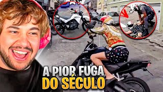 REAGINDO A PIOR FUGA DO SÉCULO  React Xracing [upl. by Pandora394]