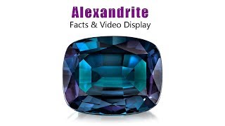 Alexandrite  Facts about a gemstone and display [upl. by Magdalene565]