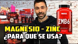 ✅ MAGNESIO  ZINC VITAMINA B6  ¿PARA QUE SE USA Y POR QUE [upl. by Enela]