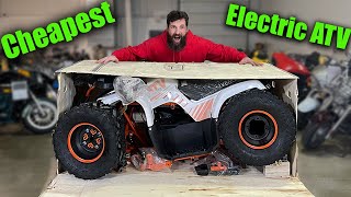 I Bought the Cheapest ELECTRIC ATV on the Internet [upl. by Htial]