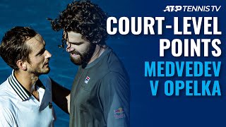 Daniil Medvedev vs Reilly Opelka Court LevelHighlights  Toronto 2021 Final [upl. by Tiff]