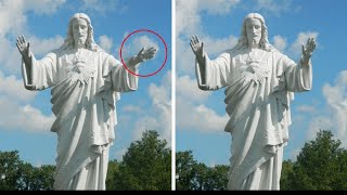 5 Most Mysterious Statues Caught Moving On Camera [upl. by Thekla]