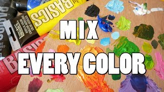 How to Mix EVERY COLOR of Paint [upl. by Adien]