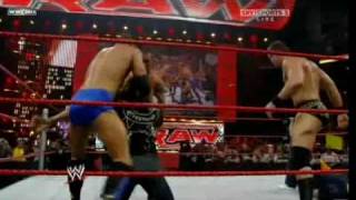 BATISTA RETURNS TO MONDAY NIGHT RAW 2009 [upl. by Heger]