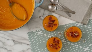 Butternut Squash Soup  Martha Stewart [upl. by Nnylhtak]