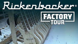 Rickenbacker Guitars Factory Tour Model 330 Construction [upl. by Aititel]