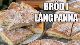 Bröd i långpanna  Saftigt gott bröd med havregryn och rågsikt [upl. by Dlnaod468]