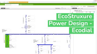 How to Draw and Define Networks Using EcoStruxure Power Design Ecodial Part 1  Schneider Electric [upl. by Hultgren]