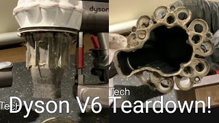 Dyson V6  DC59 Cordless Vacuum Cyclone Disassembly and Repair Tutorial [upl. by Ujawernalo96]