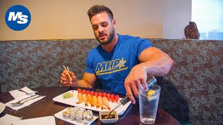 What Bodybuilders Eat At Restaurants  Sushi Feast  Logan Franklin [upl. by Will838]