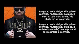 Miky Woodz  Amigo Feat Darkiel Letra [upl. by Hairim]