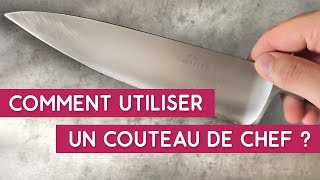 Comment utiliser un couteau de chef [upl. by Idyh338]