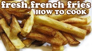 Homemade French Fries Recipe using Fry Daddy Deep Fryer  French Fry Potato Recipes  HomeyCircle [upl. by Nayra]