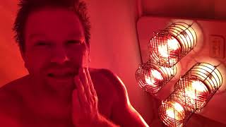 DIY NIR Infrared Sauna Compared To SaunaSpace Near Infrared Sauna  Heat Lamp Bulb Sauna  Dr Wilson [upl. by Eelyek144]