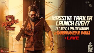 Pushpa 2  The Rule Massive Trailer Launch Event LIVE  Allu Arjun  Sukumar  Rashmika  DSP [upl. by Thebault925]