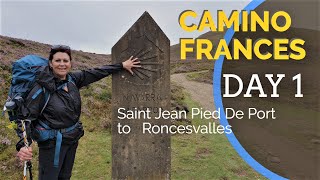 Camino Frances Day 1 Saint Jean Pied De Port to Roncesvalles [upl. by Federico]