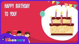 Happy Birthday To You Lyric Video  The Kiboomers Preschool Songs amp Nursery Rhymes [upl. by Catie]