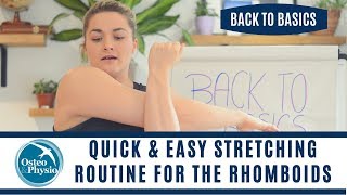 How to stretch your rhomboids properly [upl. by Preiser]