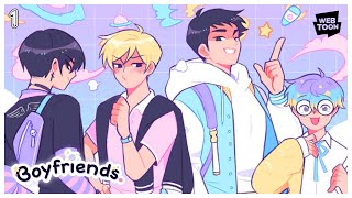 Boyfriends  Episode 1 【WEBTOON DUB】 [upl. by Edouard]