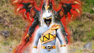 The Silver Secret  Dino Charge  Power Rangers Official [upl. by Ehtyaf]