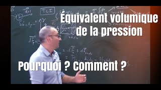 Léquivalent volumique des forces de pression Pourquoi  Comment [upl. by Gerda]