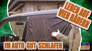 Gut im Auto Schlafen  Isolation Verdunkelung Belüftung  Pajero 4x4 Reisemobil  Leben 4 Rädern [upl. by Gabe299]