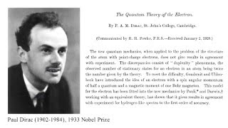 Quantum Mechanics 12a  Dirac Equation I [upl. by Uahc]