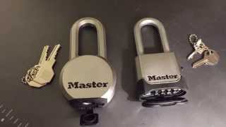 52 Master quotMagnumquot Padlocks Picked and Bypassed [upl. by Edorej]