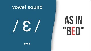 Vowel Sound  ɛ  as in quotbedquot  American English Pronunciation [upl. by Inej]