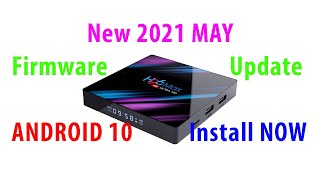 H96 Max New Firmware Update Android 10 May 2021 RK3318 [upl. by Nadler836]