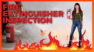 FIRE EXTINGUISHER INSPECTION  4 Steps in Two Minutes [upl. by Figge]