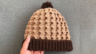 Easy Crochet HatThree size Beautiful Crochet Hat [upl. by Ninel]