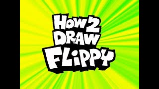 How 2 Draw Flippy  Dav Pilkey at Home [upl. by Ianej]